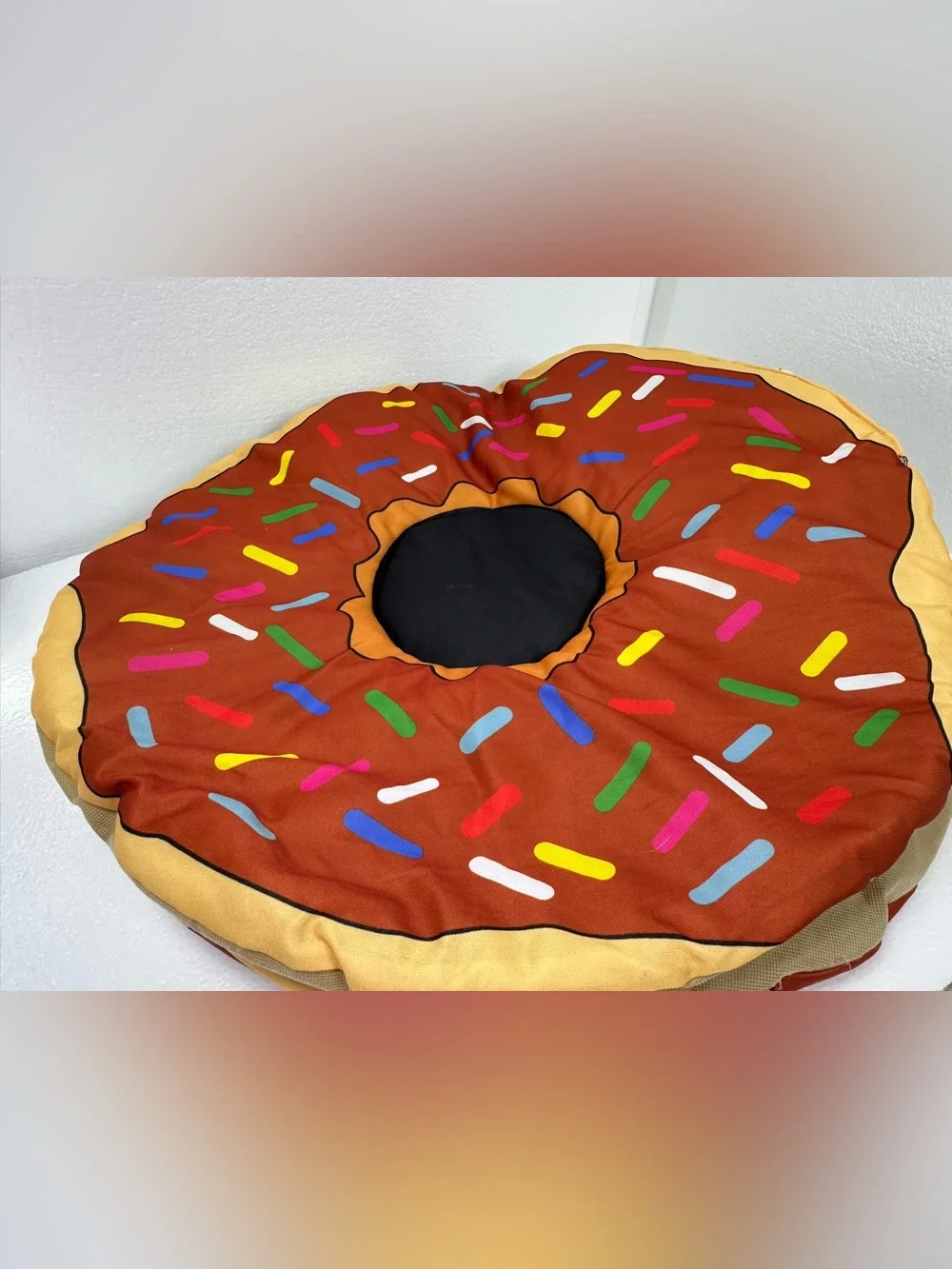 Sprinkle Chocolate Doughnut Sandwich Plush Kids Costume